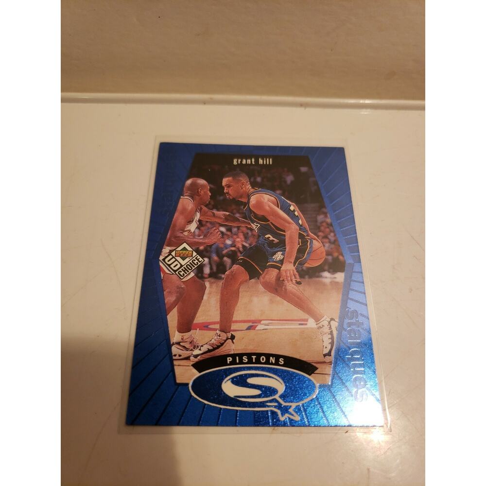 Grant Hill 1998-1999 Upper Deck Collector's Choice #SQ8 Pistons Starquest Blue